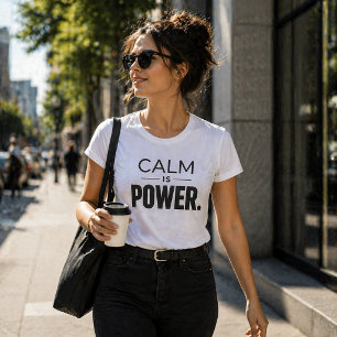 Kalmte is Kracht – Modern Stoïcijns Statement T-shirt
