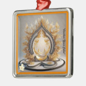 "Kalmte van het Zijn" Metalen Ornament (Links)