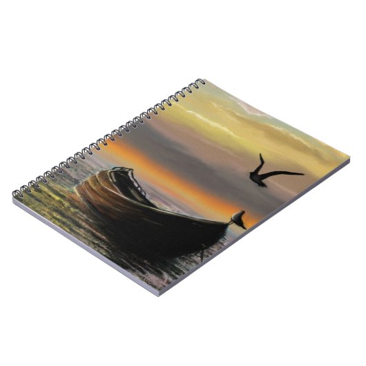 Kalmte - Waterverf Notitieboek (Linkerzijde)