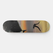 Kalmte - Waterverf Persoonlijk Skateboard (Horizontaal)