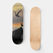 Kalmte - Waterverf Persoonlijk Skateboard (Voorkant)