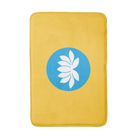 Kalmukse vlag badmat (Voorkant Verticaal)