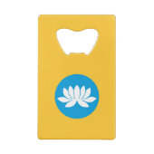 Kalmukse vlag creditkaart flessenopener (Achterkant)