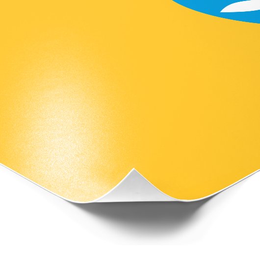 Kalmukse vlag foto afdruk (Hoek)