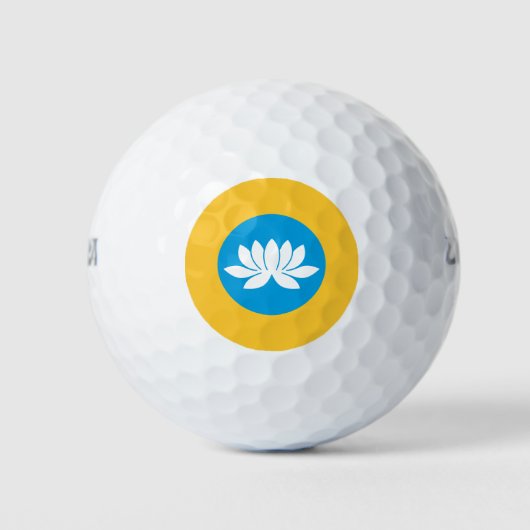 Kalmukse vlag golfballen (Voorkant)