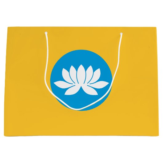 Kalmukse vlag groot cadeauzakje (Voorkant)