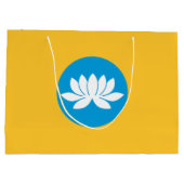 Kalmukse vlag groot cadeauzakje (Achterkant)