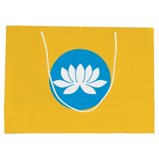 Kalmukse vlag groot cadeauzakje (Achterkant)
