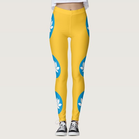 Kalmukse vlag leggings (Voorkant)