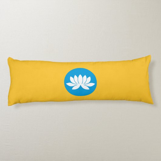 Kalmukse vlag lichaamskussen (Achterkant)