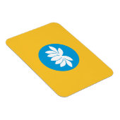 Kalmukse vlag magneet (Rechterzijde)