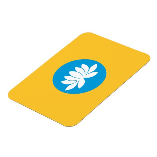 Kalmukse vlag magneet (Linkerzijde)