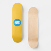 Kalmukse vlag persoonlijk skateboard (Voorkant)