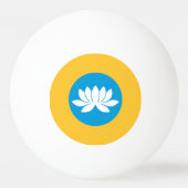 Kalmukse vlag pingpongbal (Voorkant)