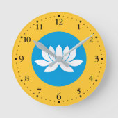 Kalmukse vlag ronde klok (Voorkant)