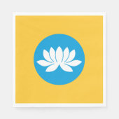 Kalmukse vlag servet (Voorkant)