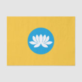 Kalmukse vlag tissuepapier (Voorkant)