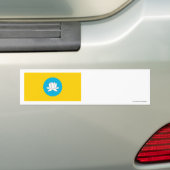 Kalmykia Flag Bumpersticker (Op auto)