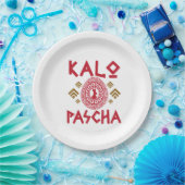 Kalo Pascha Griekse paaspaasmakerij Papieren Bordje (Feest)