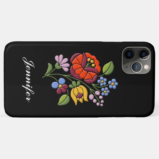 Kalocsa Embroidery - Hongaarse Folk Art Case-Mate iPhone Case (Achterkant (horizontaal))
