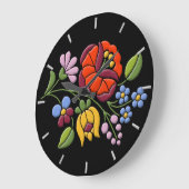 Kalocsa Embroidery - Hongaarse Folk Art Grote Klok (Hoek)