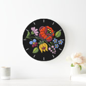 Kalocsa Embroidery - Hongaarse Folk Art Grote Klok (Huis)