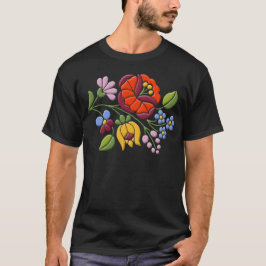 Kalocsa Embroidery - Hongaarse Folk Art T-shirt