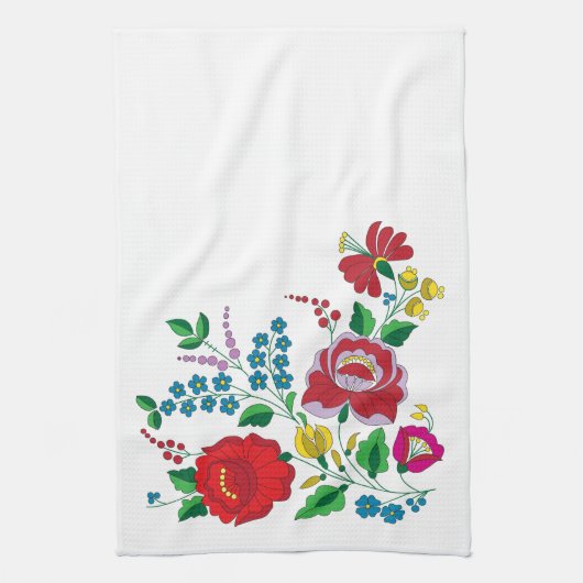 Kalocsa Embroidery Theedoek (Verticaal)