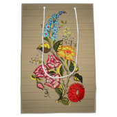 kalocsai floral motifs- hout medium cadeauzakje (Achterkant)