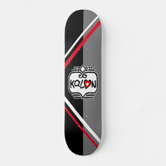 Kalon, coeur de breton persoonlijk skateboard (Voorkant)