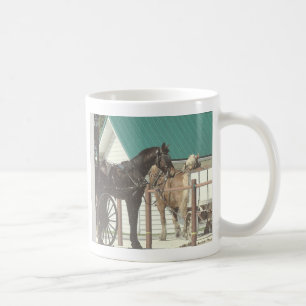 Kalona Amish Horses Koffiemok