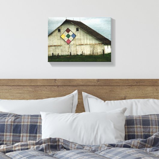 Kalona Barn Canvas Afdruk (Insitu (Slaapkamer))