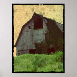 Kalona Barn en Ivy Poster