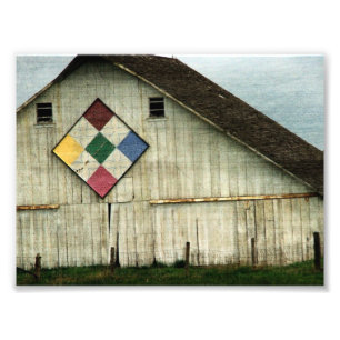 Kalona Barn Quilt Foto Afdruk