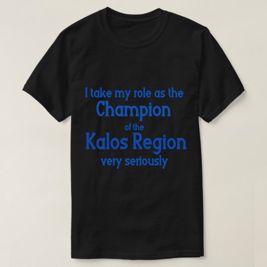 Kalos Champion T-shirt (Design voorkant)