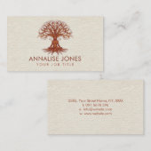 Kalpavriksha - Wishingboom Visitekaartje (Voorkant / Achterkant)