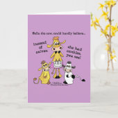 Kalveren Niet Kalveren Kaart (Gele Bloem)