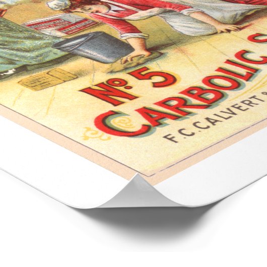  kalverts Carbolic No.5 Zeap Advertisation Poster (Hoek)