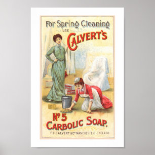 kalverts Carbolic No.5 Zeap Advertisation Poster