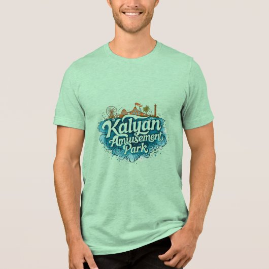 Kalyan Amusement Park Tri-Blend Shirt (Voorkant)
