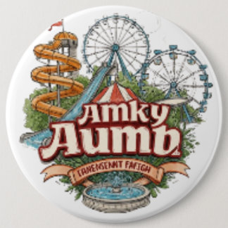 Kalyan Amusement Park Water Wave Buttonnen Ronde Button 6,0 Cm