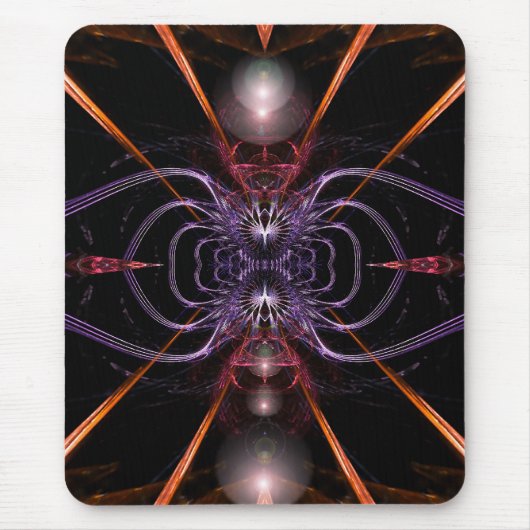 Kalyan: Fractal Art Mousepad Muismat (Voorkant)