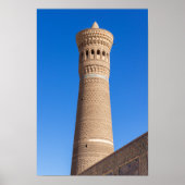 Kalyan minaret - Bukhara, Oezbekistan Poster (Voorkant)