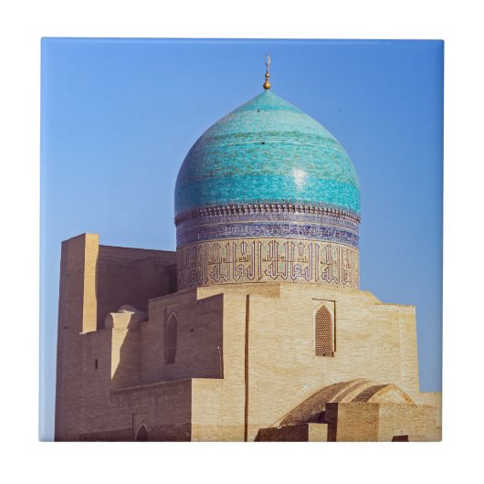 Kalyan moskee - Bukhara, Oezbekistan, Centraal-Azi Tegeltje (Voorkant)