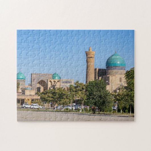 Kalyan-moskee en minaret - Buchara, Oezbekistan Legpuzzel (Horizontaal)