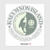 Kalymnos Island (klimmen) Sticker (Vel)