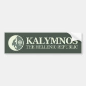 Kalymnos (klimmen) bumpersticker (Voorkant)