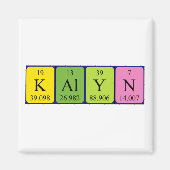 Kalyn periodieke tabelnaam magnet (Voorkant)