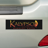 Kalypso Island Bar en Grill Bumpersticker (Op auto)