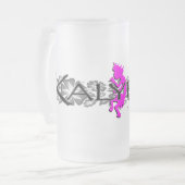 Kalypso Kane Island Floral Matglas Bierpul (Voorkant links)